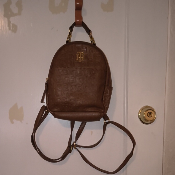 Tommy Hilfiger | Brown Backpack with Gold Details main image 5